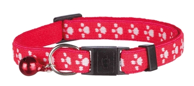 TRIXIE Kattenhalsband Print Poot Elastisch – Assorti Kleuren