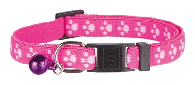 TRIXIE Kattenhalsband Print Poot Elastisch – Assorti Kleuren