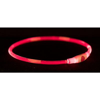 TRIXIE Lichtgevende Halsband USB Oplaadbaar 40×0,8 cm – Multi
