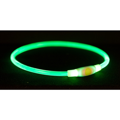 TRIXIE Lichtgevende Halsband USB Oplaadbaar 40×0,8 cm – Multi