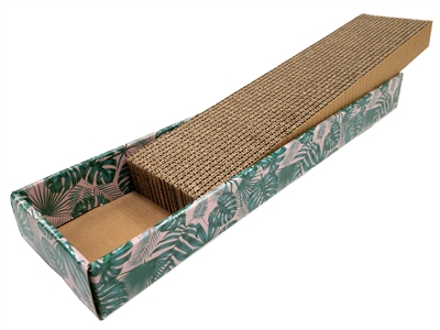 CROCI Krabplank Textuur Bladeren Groen 48×12,5 cm – Kartonnen