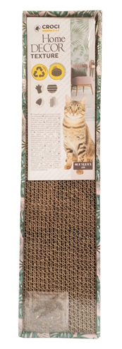 CROCI Krabplank Textuur Bladeren Groen 48×12,5 cm – Kartonnen