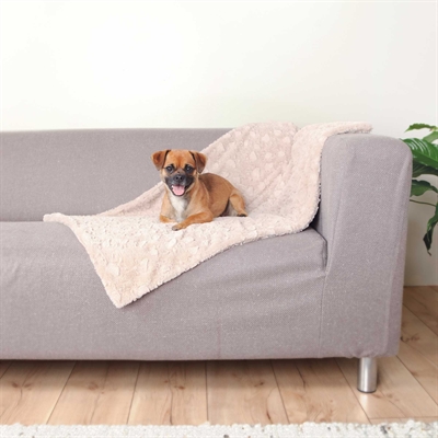 TRIXIE Hondendeken Cosy Fleece Beige 70×50 cm – Zacht Pluche