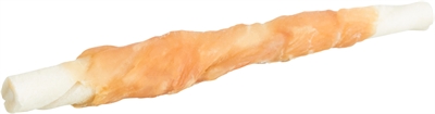TRIXIE Kauwrol Denta Fun Chicken Chewing Roll - runderhuid omwikkeld met kip, tandverzorgend, glutenvrij - 12 cm, 200 st