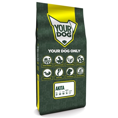 YOURDOG Hondenvoer Akita Senior 12 KG – Rijk aan Buffel en Kip