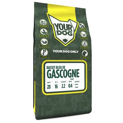 YOURDOG Basset bleu de Gascogne hondenvoer 3 KG – rijk aan buffel en kip