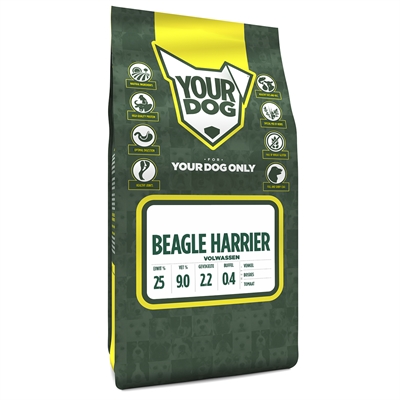YOURDOG Beagle Harrier Hondenvoer 3 KG – Rijk aan Buffel en Kip