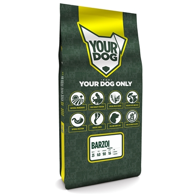 YOURDOG Hondenvoer Barzoï Senior 12 KG – Rijk aan Buffel & Kip