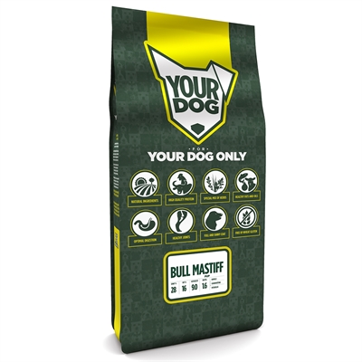 YOURDOG Hundefutter Bullmastiff-Welpe 12 kg – Reich an Büffel- und Hühnerfleisch