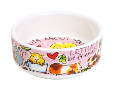 BLOND AMSTERDAM voerbak knaagdier Nuts About You 10×10 cm – aardewerk