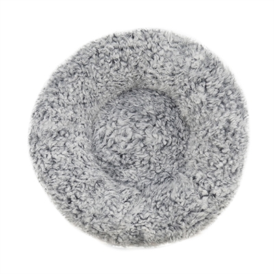 Rosewood Hondenmand Silver Fluff Grijs 52×52 cm – Ronde Anti-slip