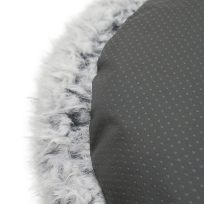 Rosewood Hondenmand Silver Fluff Grijs 52×52 cm – Ronde Anti-slip