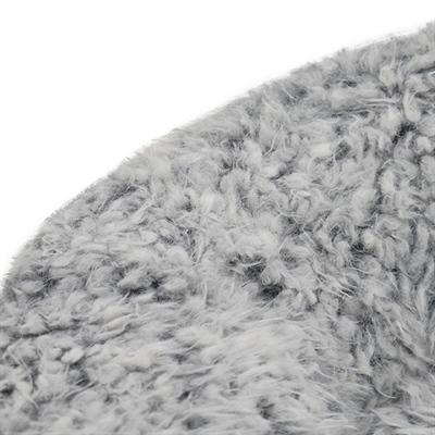 Rosewood Hondenmand Silver Fluff Grijs 52×52 cm – Ronde Anti-slip