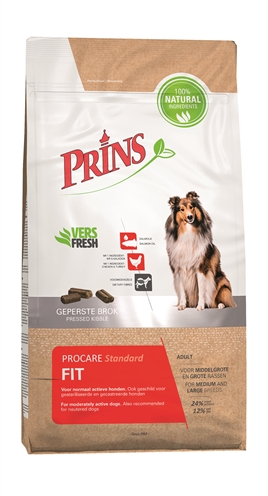 PRINS hondenvoer PROCARE STANDAARD-FIT 20 KG – Volledige voeding