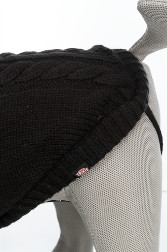 TRIXIE Hondentrui Kenton 45×cm – Zwart, Synthetische Wol