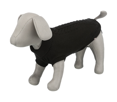 TRIXIE Hondentrui Kenton 60 cm – Zwart, Gebreid met Col