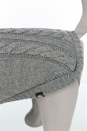 Trixie Hondentrui Kenton Grijs 27 cm – Gebreid, Synthetische Wol