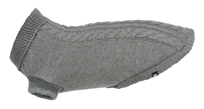 TRIXIE Hondentrui Kenton Grijs 55 cm – Synthetische wol, Gebreid