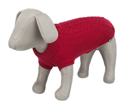 TRIXIE Hondentrui Kenton Rood 27 cm – Gebreid Synthetische Wol