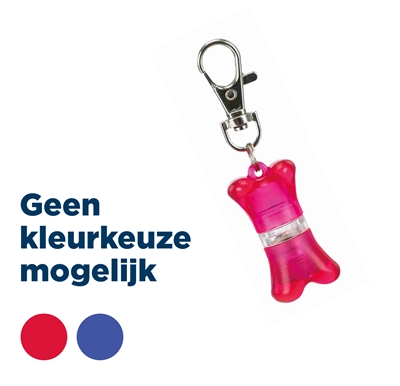 TRIXIE Flasher Botje Assorti 2×4 cm – Goede zichtbaarheid hondenlampje