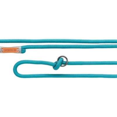 TRIXIE Hondenriem Be Nordic Petrol/Lichtgrijs 200×0,8 cm – Verstelbaar