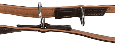 TRIXIE HONDENRIEM ACTIVE COMFORT VERSTELBAAR LEER 200×2,5 CM – BRUIN