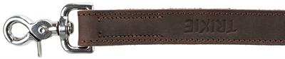 TRIXIE Hondenriem Rustic Vetleer Donkerbruin 100×2 cm – Looplijn