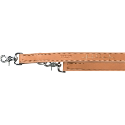 TRIXIE Hondenriem Rustic Heartbeat Vetleer 200×2 cm – Bruin