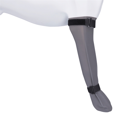 TRIXIE Beschermkous Silicone Grijs XL 12×45 cm – Flexibel en Aanpasbaar