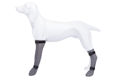 TRIXIE Beschermkous Silicone Grijs XL 12×45 cm – Flexibel en Aanpasbaar