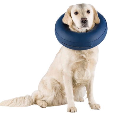 TRIXIE Beschermkraag Opblaasbaar Blauw XXS 14-18×6,5 cm – Hond