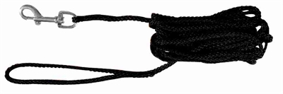 TRIXIE Hondenriem Sleeplijn 15 m x 0,5 cm – Zwart