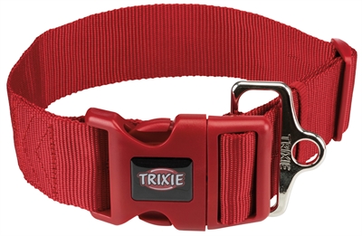 TRIXIE Hondenriem Premium Rood 40-60×5 cm – Robuust Singelband