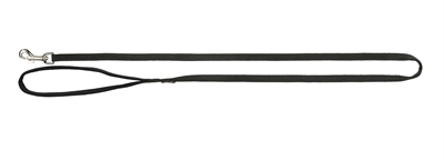 TRIXIE Hondenriem Premium Zwart 120×1 cm – Robuuste Looplijn