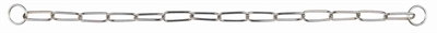 TRIXIE Slipketting RVS 63×0,4 cm – Lange Schakels Geschikt voor Langharige Honden