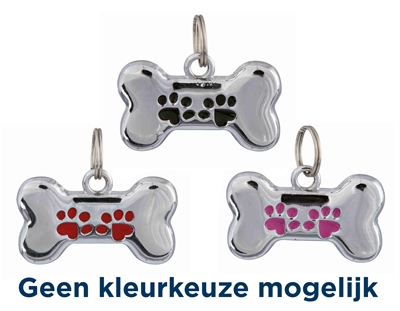 TRIXIE Adreshanger Bot 3,5×2 cm Assorti – Met beschrijfbare achterkant