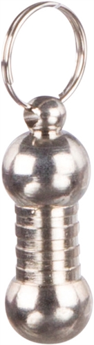 TRIXIE Adreshanger Chroom 6 st – Metalen adreskoker voor hond