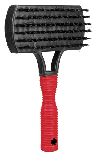 TRIXIE Slickerborstel 17×10 cm – Kunststof/Nylon en Metalen Pinnen