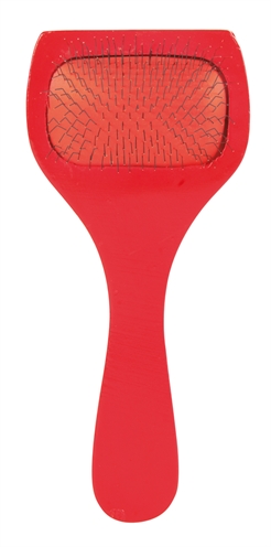 TRIXIE Slickerborstel Hout Dubbelzijdig 13×6 cm - Assorti 3 st