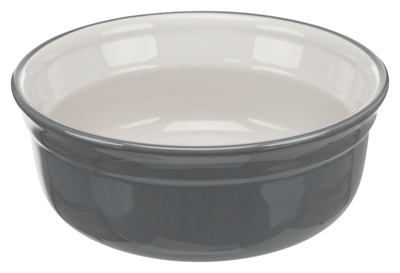 TRIXIE Voerbak Set Keramiek Metaal 2×1,6L – Petrol/Grijs