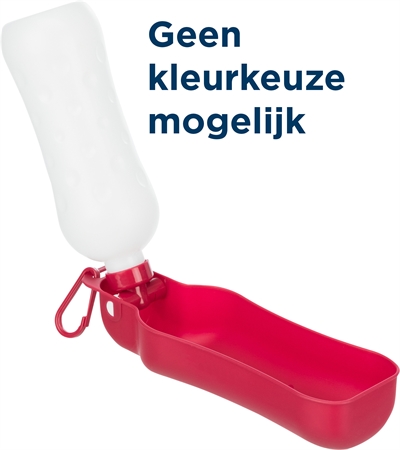TRIXIE Drinkfles 500 ml Kunststof Assorti – Waterbak voor Honden