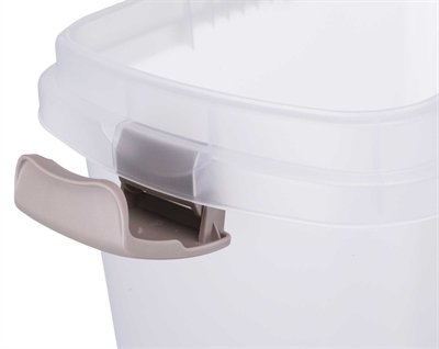 TRIXIE Voerton 15L Transparant Wit 33×22×41,5 cm – Luchtdicht