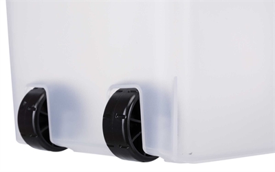 TRIXIE Voerton 40 ltr Transparant Wit 26,5×44,5×61,5 cm – Luchtdicht