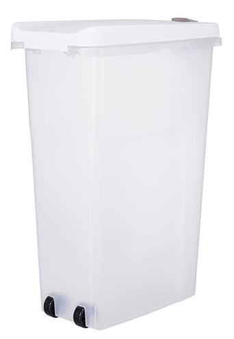 TRIXIE Voerton 40 ltr Transparant Wit 26,5×44,5×61,5 cm – Luchtdicht