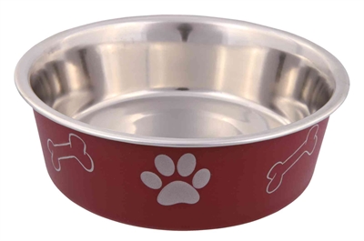 TRIXIE Voerbak RVS Kunststof Assorti 14×14 cm – Slipvast 450 ml 4 st