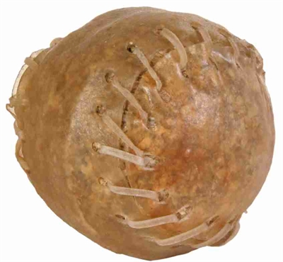 TRIXIE Kauwbal 8 cm – Gedroogde runderhuid met maaltijdvulling