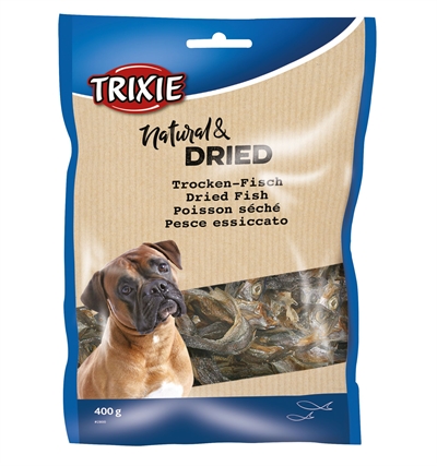 TRIXIE Droogvis 400 gr – 100% Natuurlijk Sprot voor Honden
