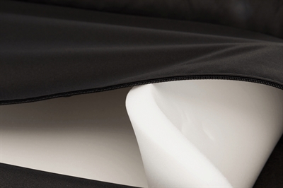 TRIXIE Hondenkussen Samoa Classic Ovaal Nylon Zwart 140×105 cm – Wasbaar