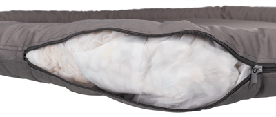 TRIXIE Hondenkussen Samoa Classic Ovaal Grijs 100×75 cm – Nylon