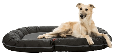 TRIXIE Orthopedisch Hondenkussen Samoa Zwart 110×85 cm – Ovalen Design